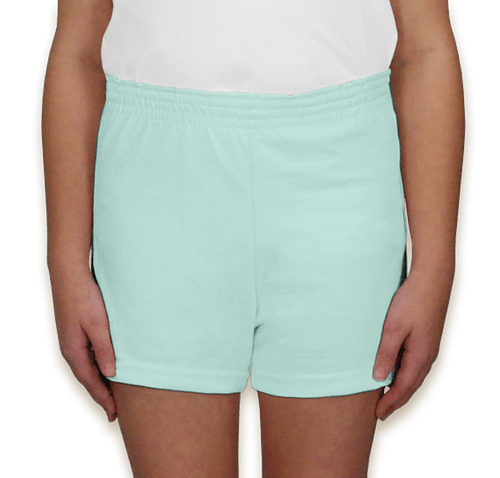 Soffe Girls Cheer Shorts in Mint