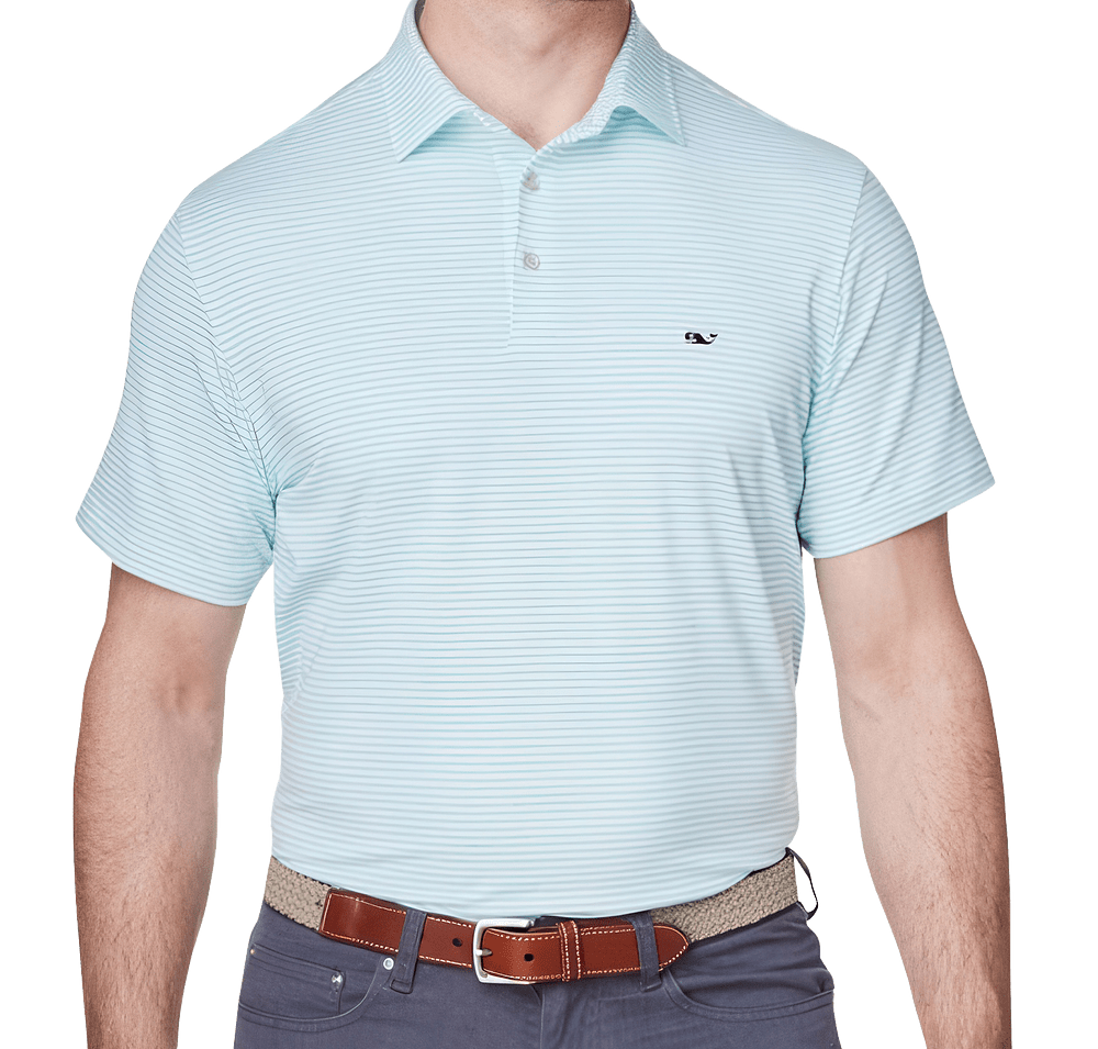 Vineyard Vines Sankaty Bradley Stripe UPF 50+ Performance Polo-default