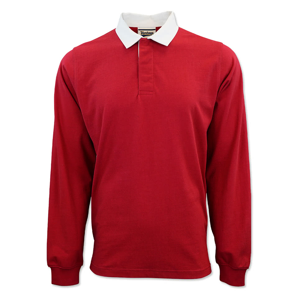 Vantage 100% Cotton Jersey Rugby Polo
