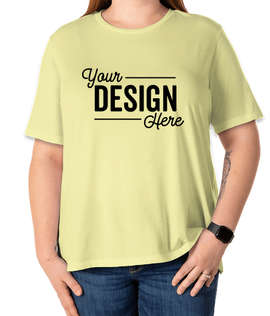Bella + Canvas Women's Tri-Blend T-shirt - Color: Pale Yellow Tri-Blend