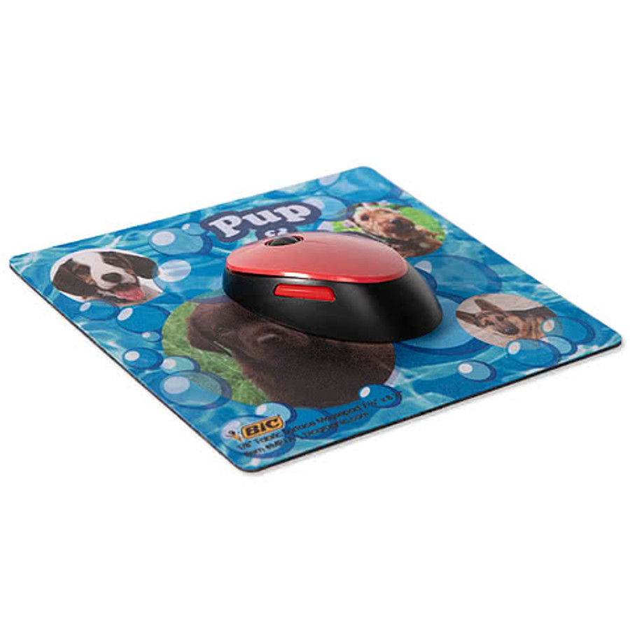 Full Color Fabric Surface Mouse Pad in Athletic Gold