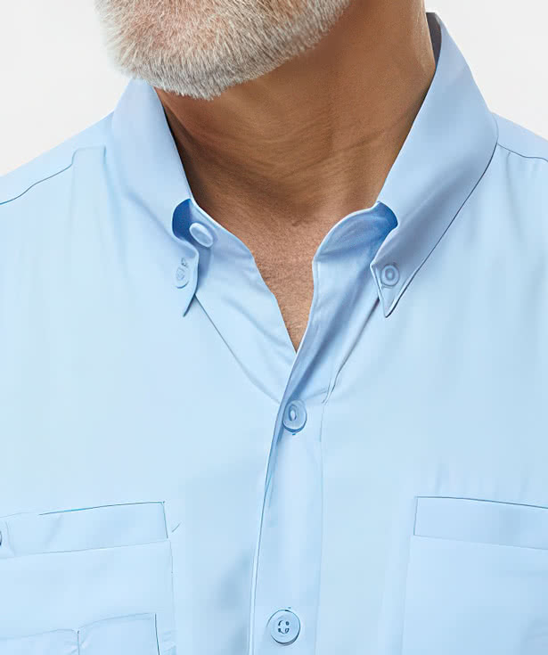 Paragon Hatteras UPF 40+ Performance Short Sleeve Fishing Shirt - Printed