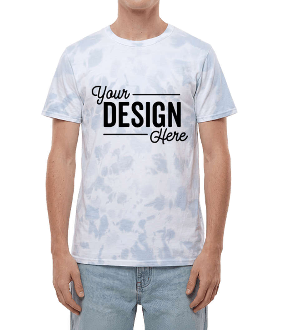 Colortone Vintage Tie-Dye Crewneck T-shirt in Storm