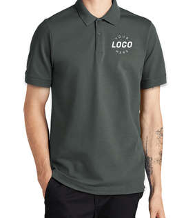 MERCER+METTLE Stretch Heavyweight Pique Polo - Color: Anchor Grey