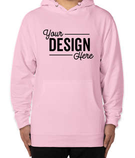 Independent Trading Midweight Pullover Hoodie - Color: Light Pink