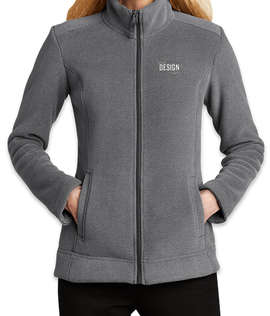Port Authority Women's Ultra Warm Brushed Fleece Jacket - Color: Gusty Grey / Sterling Grey