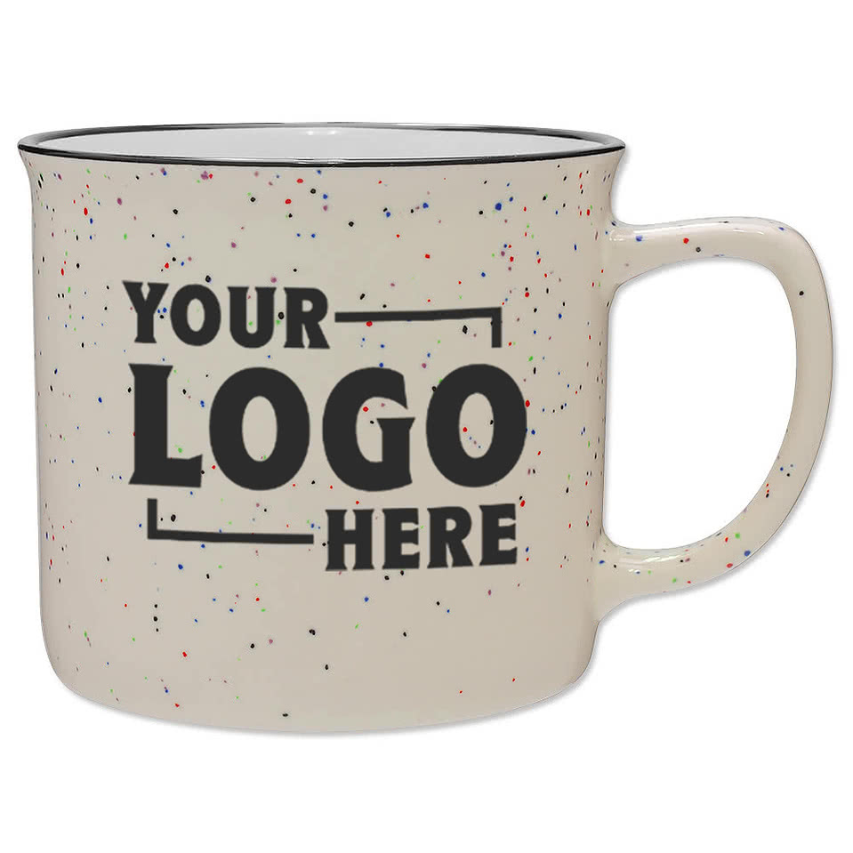 12 oz. Ceramic Speckled Camper Mug