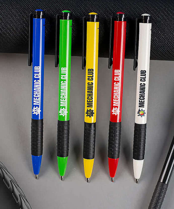 Clip Grip Ballpoint Pen (black Ink)