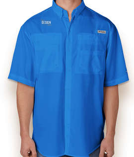 Columbia Tamiami Short Sleeve Shirt - Color: Vivid Blue
