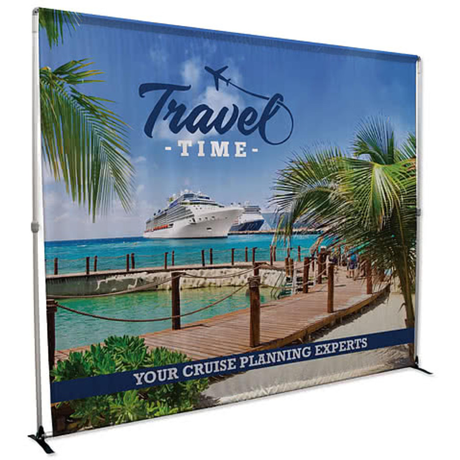 Full Color 118" x 94" Bravo Recycled Single-Sided Banner Kit in White