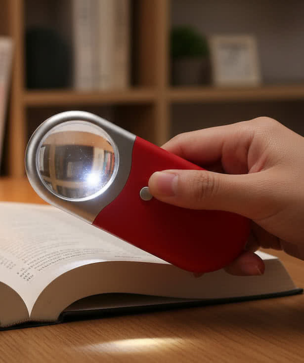 Compact Magnifier with Light