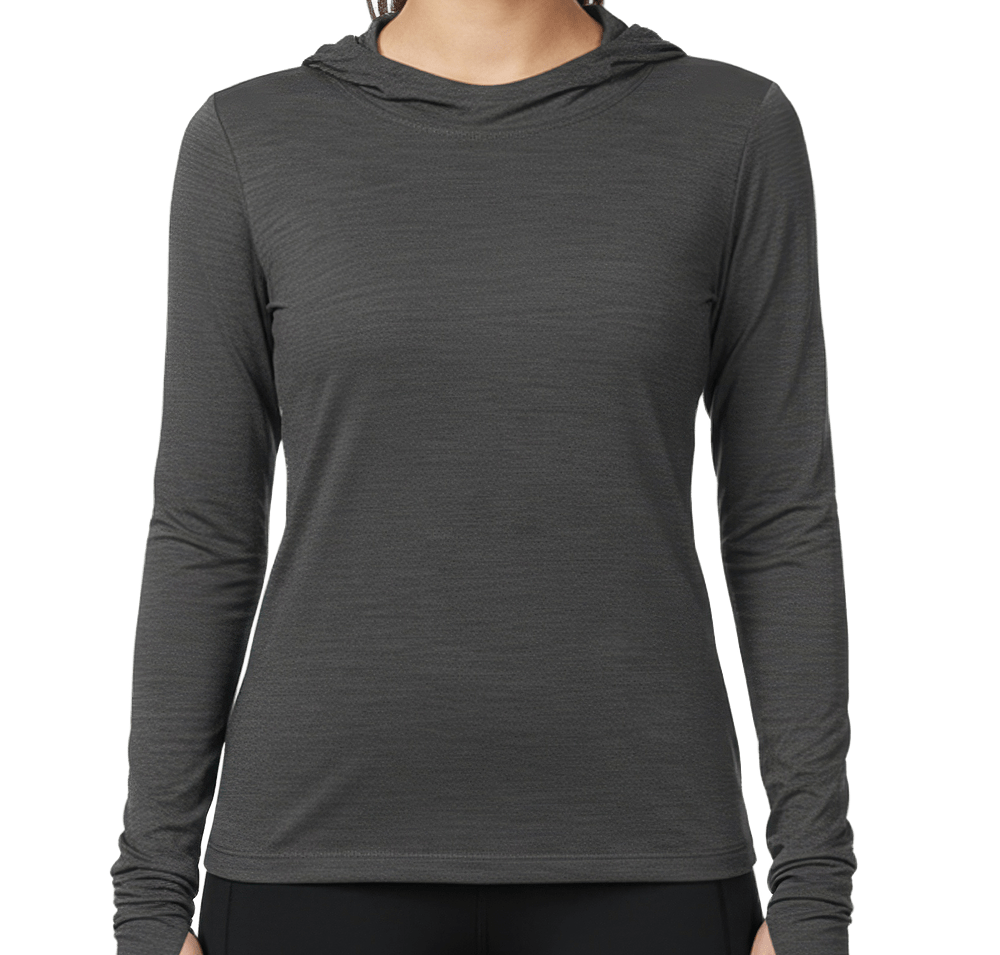 Anetik Women's Breeze Tech Hooded Long Sleeve Performance Shirt-default