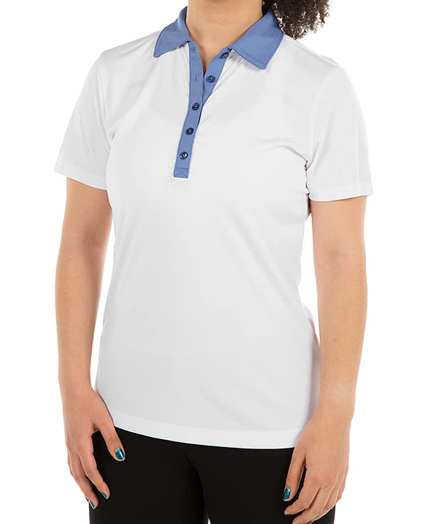 Clique by Cutter & Buck Women's Colorblock Performance Polo