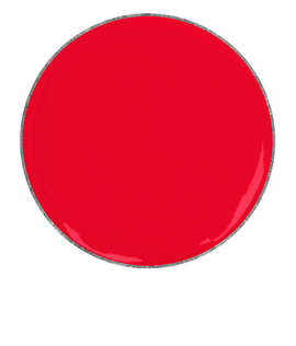 1" Round Lapel Pin - Color: Red / Silver