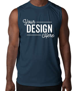 Badger B-Dry Sleeveless Performance Shirt - Color: Navy