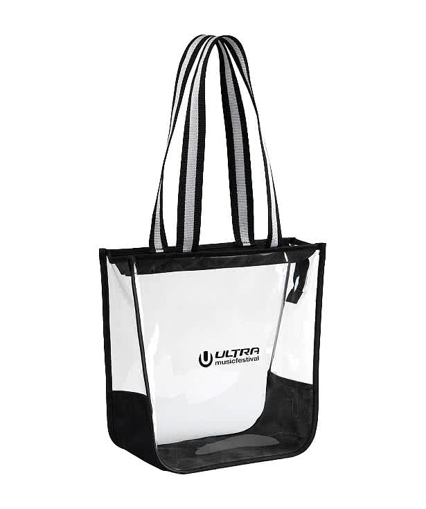 Sigma Clear Zippered Tote Bag