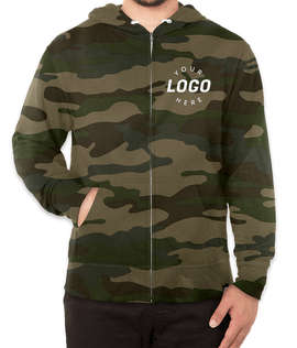 Quikflip 2-in-1 Hero Zip Hoodie - Color: Camo