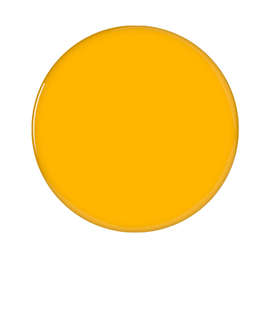Full Color 1" Round Laminated Plastic Lapel Pin - Color: Athletic Gold