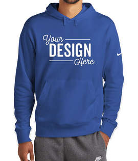 Nike Club Fleece Sleeve Swoosh Pullover Hoodie - Color: Game Royal