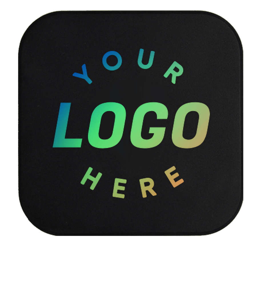 Full Color Qi Triad 5W Wireless Charging Pad in Black