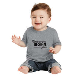 Port & Company Infant Core Cotton T-shirt - Color: Athletic Heather