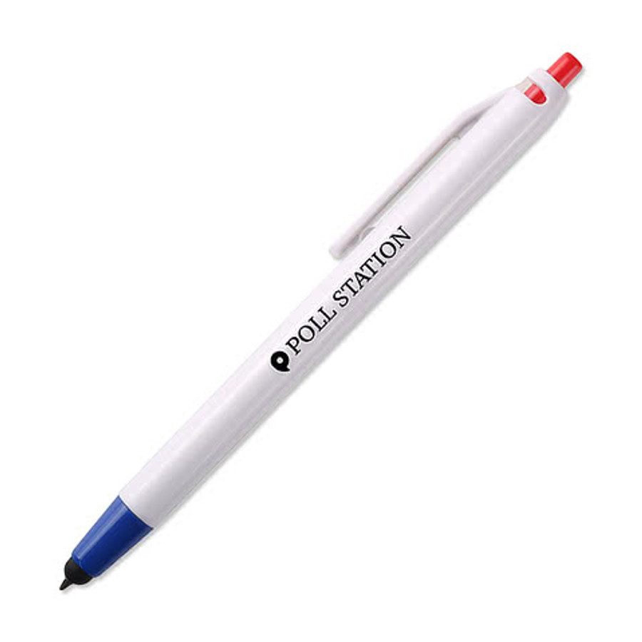 Bellwether Ballpoint Stylus Pen (black ink) in White
