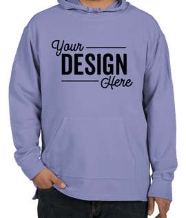 Comfort Colors French Terry Scuba Pullover Hoodie - Color: Flo Blue