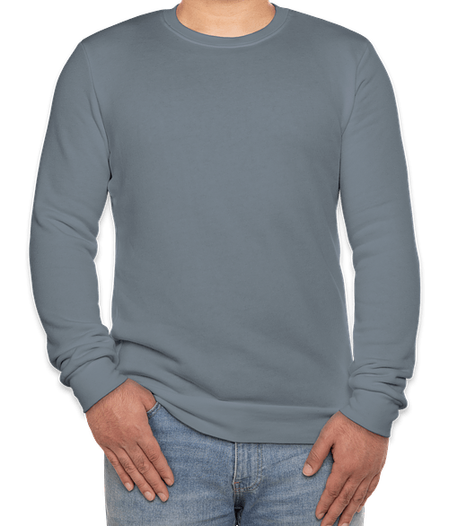 Royal Apparel USA-Made 50/50 Crewneck Sweatshirt in Asphalt