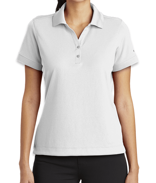 Nike Women's Dri-FIT Classic Performance Polo in White