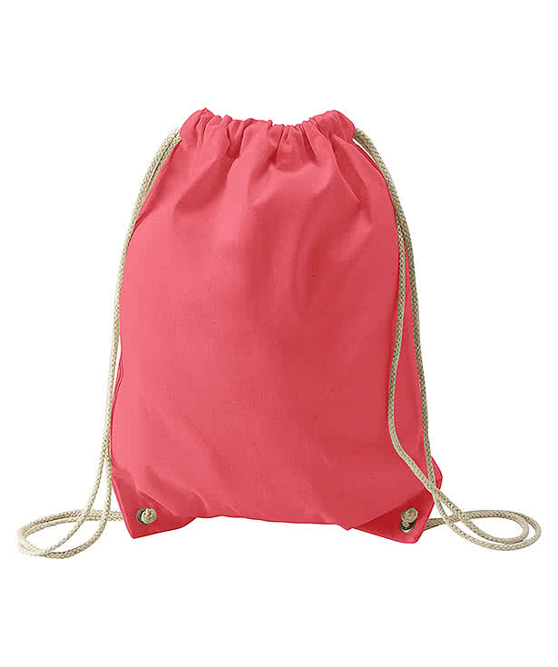 Full Color Natural Cotton Drawstring Bag