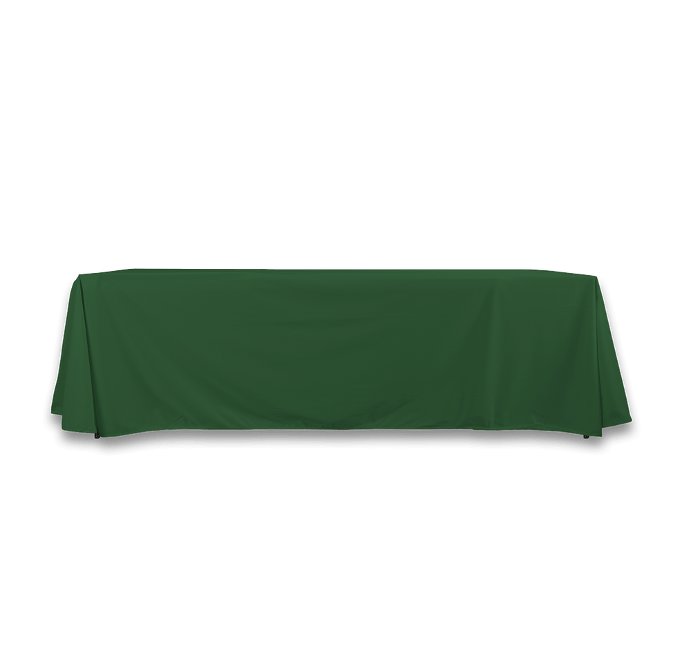 Full Color 8' Promotional Open-Back Throw Tablecloth-default