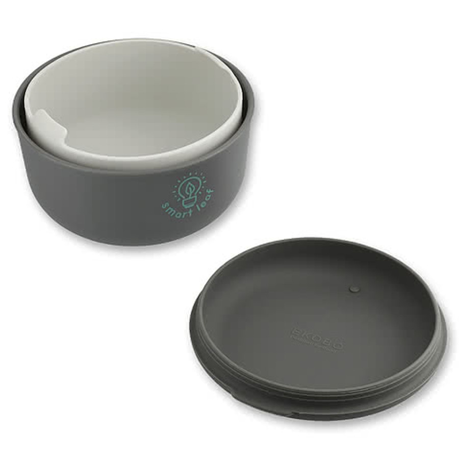 Ekobo 25 oz. Lunch and Heat Safe Bowl in Smoke