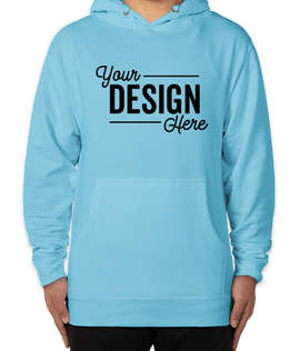 Independent Trading Midweight Pullover Hoodie - Color: Blue Aqua