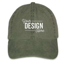 Mega Cap Pigment Dyed Hat - Color: Dark Green