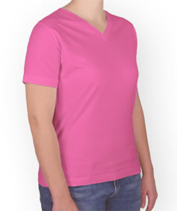 LAT Ladies V-Neck T-shirt