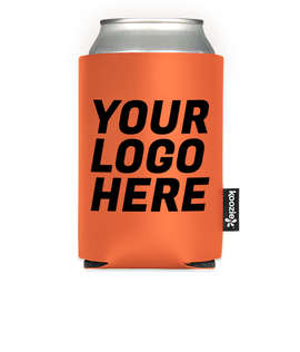 KOOZIE® Deluxe Collapsible Can Kooler - Color: Bright Orange