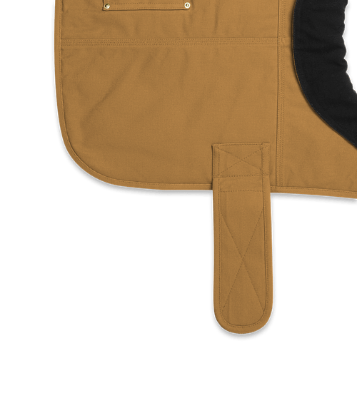 Carhartt Firm Duck Insulated Pet Chore Coat - Embroidered in Carhartt Brown 