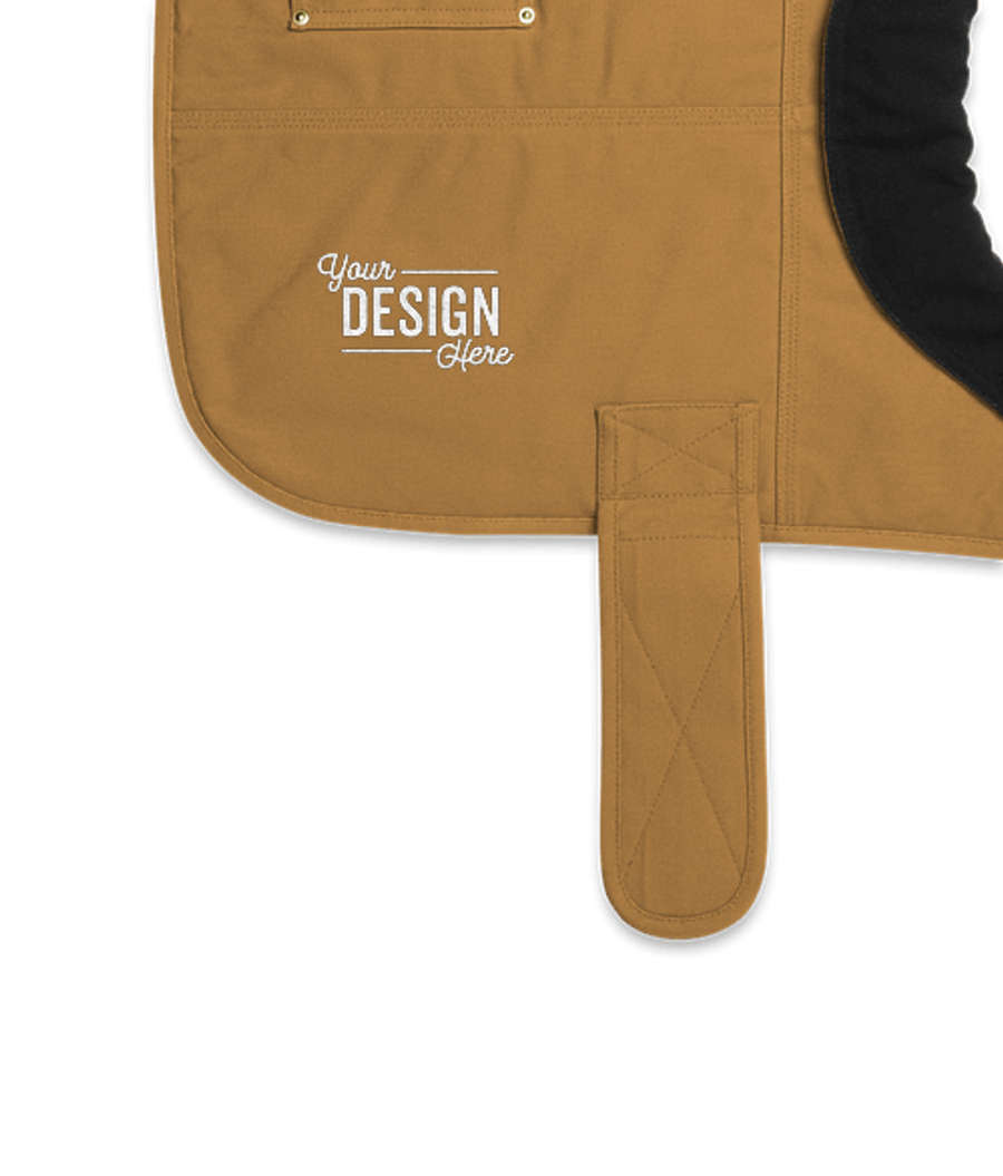 Carhartt Firm Duck Insulated Pet Chore Coat - Embroidered in Carhartt Brown