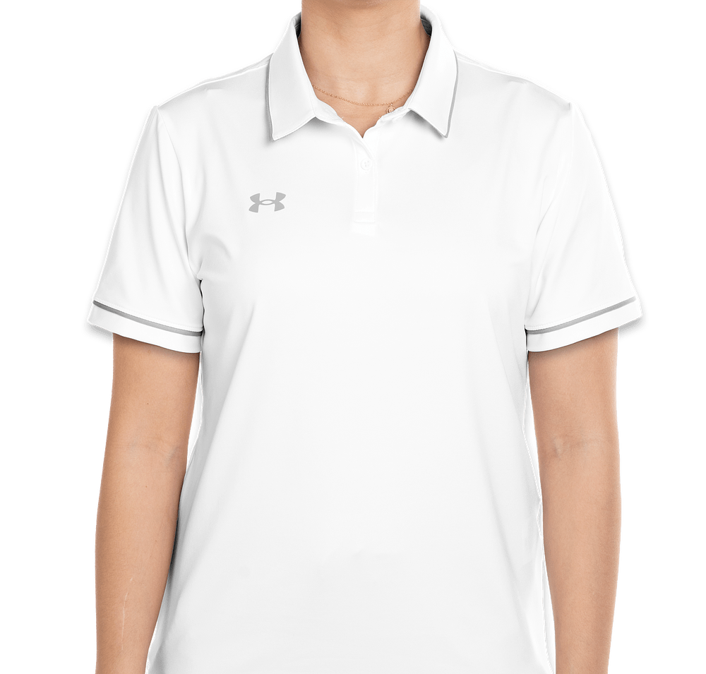 Under Armour Women's Tipped Team Performance Polo - Embroidered-default