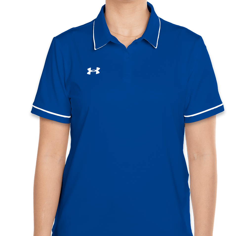 Under Armour Women's Tipped Team Performance Polo - Embroidered-default