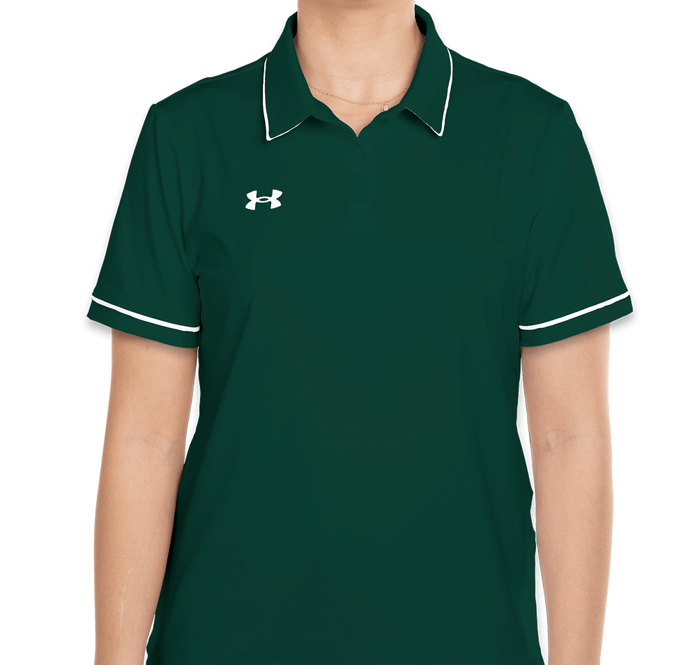 Under Armour Women's Tipped Team Performance Polo - Embroidered-default