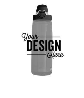 24 oz. Nalgene Tritan On-The-Fly Water Bottle - Color: Smoke Grey / Black
