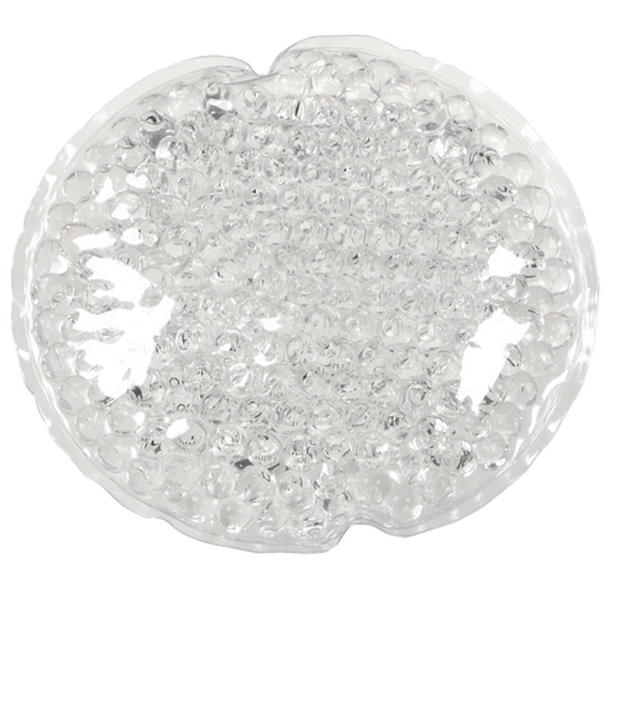Round Aqua Pearls Hot/Cold Pack in Clear