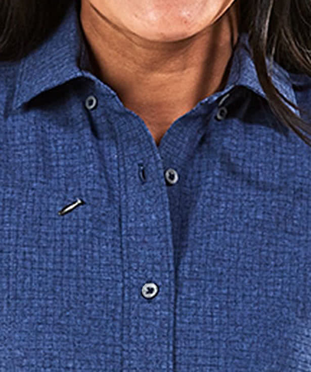 Storm Creek Women's Naturalist Recycled Long Sleeve Dress Shirt - Embroidered
