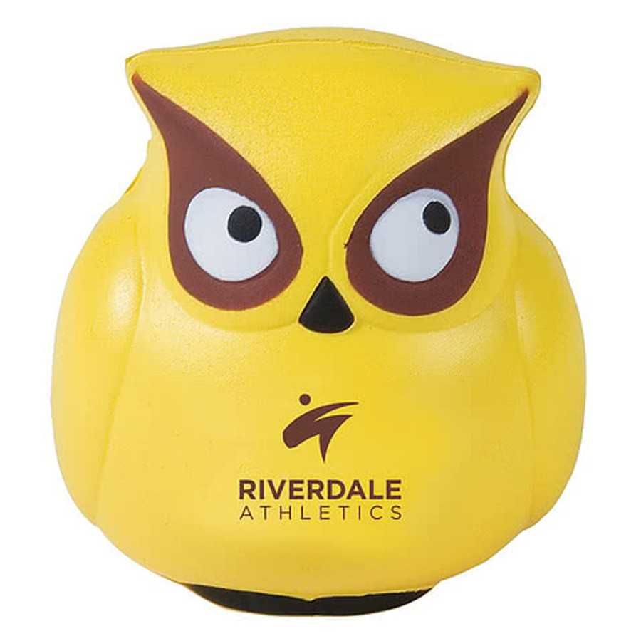 Yellow Owl Stress Reliever in YELLOW