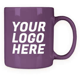11 oz. Ceramic Mug - Color: Purple