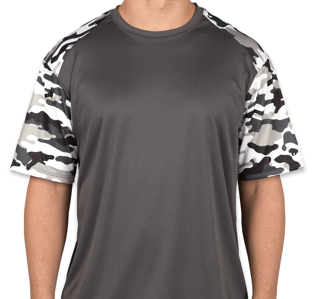 Badger Camo Sleeve Performance Shirt-default