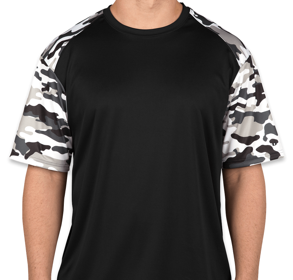 Badger Camo Sleeve Performance Shirt-default