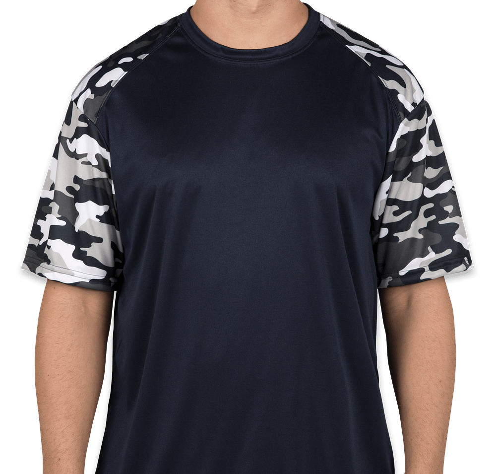 Badger Camo Sleeve Performance Shirt-default
