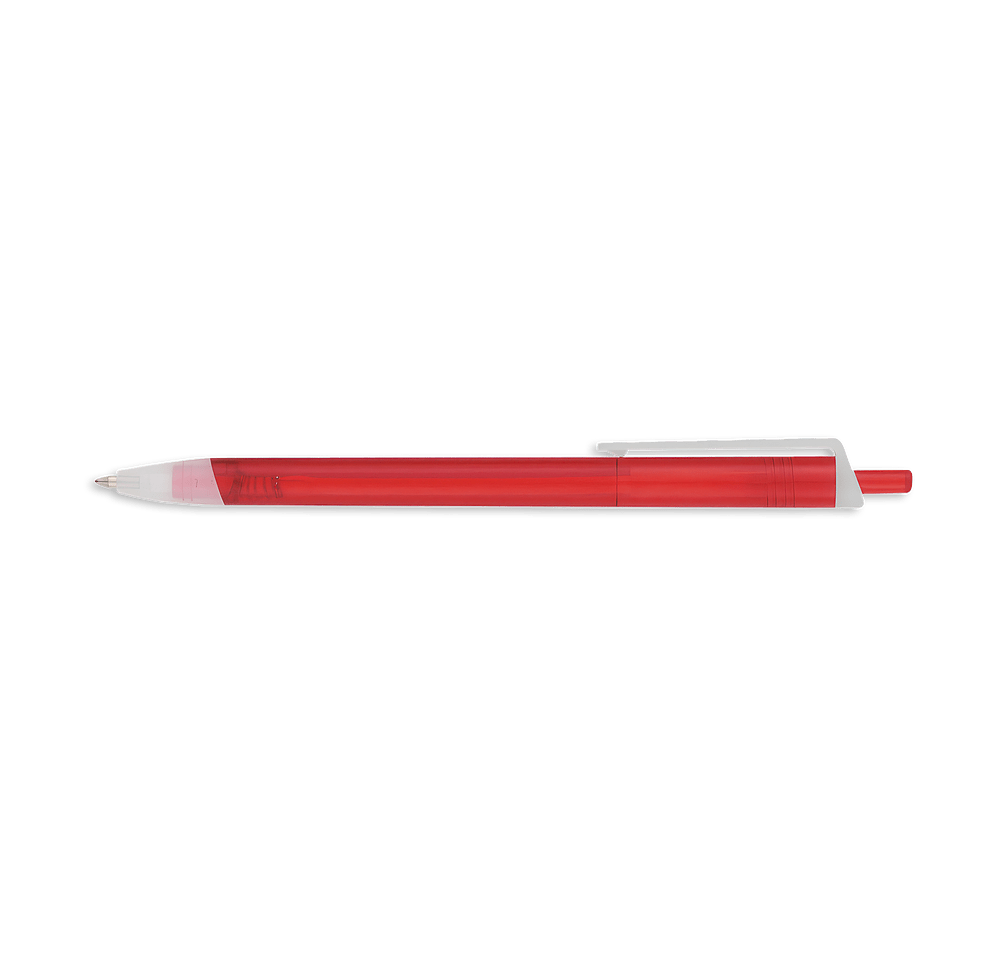 Slim Click Translucent Ballpoint Pen (black ink)-default